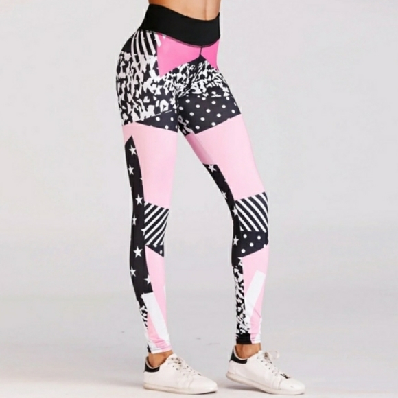 Pink & Black Legging - Picture 2 of 8